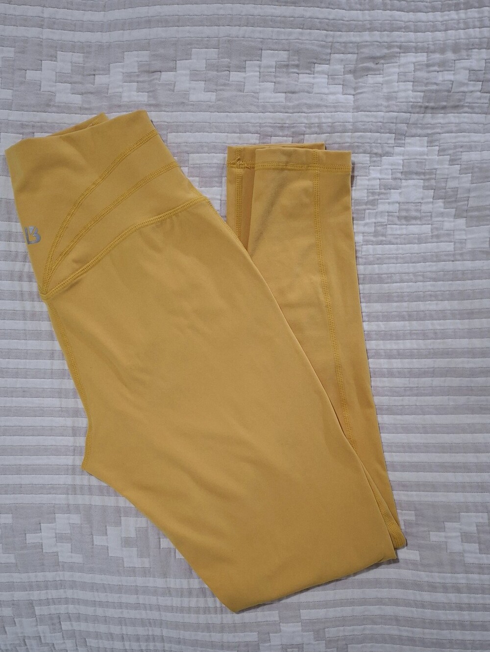 Buffbunny Legacy Leggings Gold Yellow Size Small